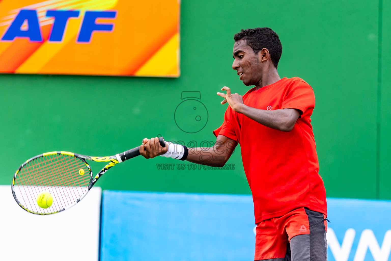 Day 7 of ATF Maldives Junior Open Tennis was held in Male' Tennis Court, Male', Maldives on Wednesday, 18th December 2024. Photos: Nausham Waheed/ images.mv