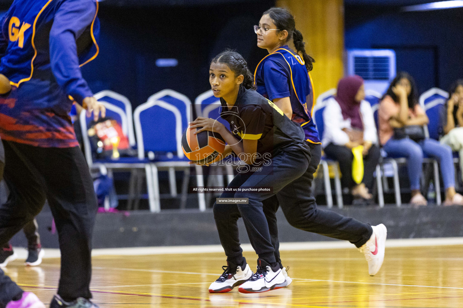 Day2 of 24th Interschool Netball Tournament 2023 was held in Social Center, Male', Maldives on 28th October 2023. Photos: Nausham Waheed / images.mv