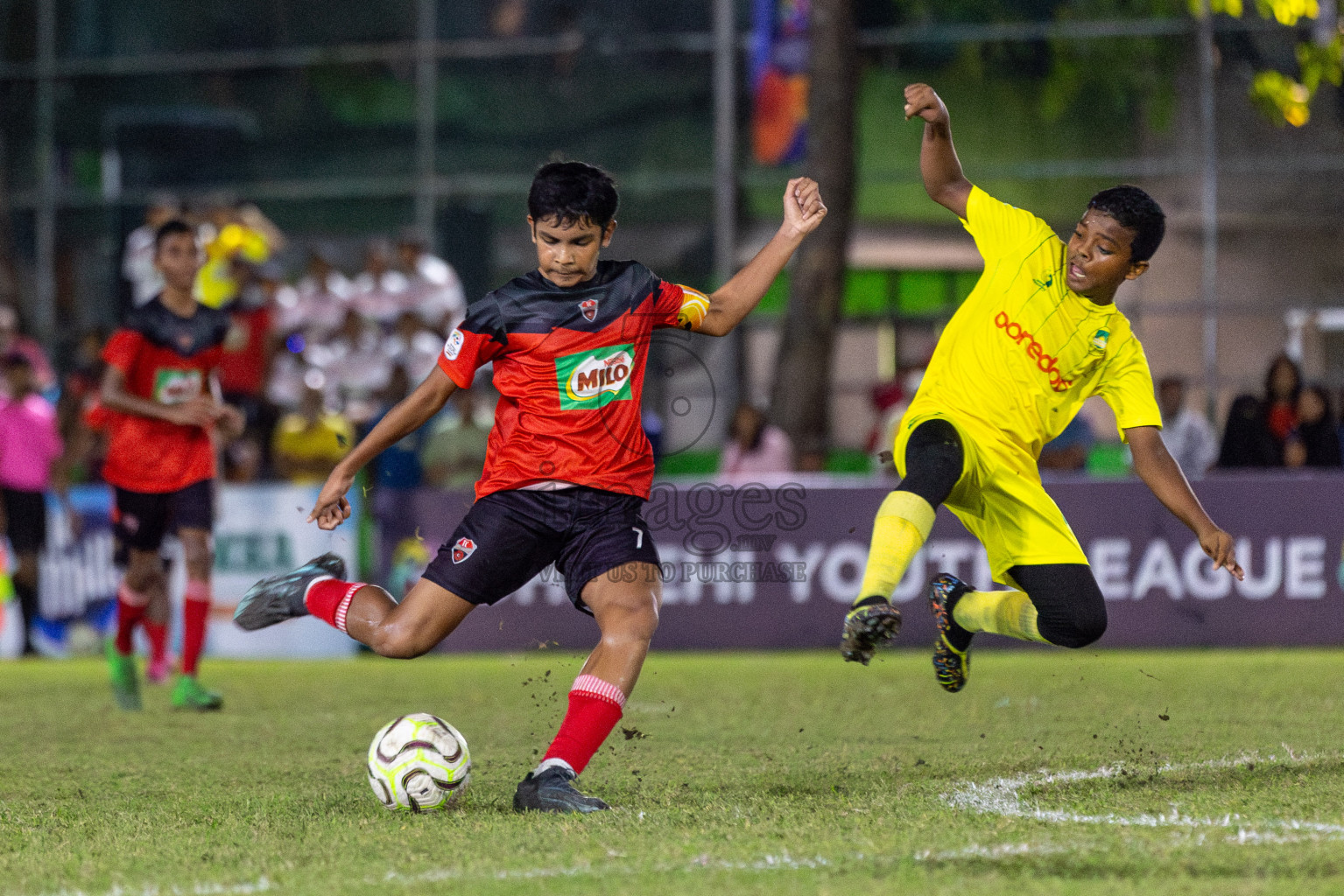 TC vs Maziya  in Day 11 of Dhivehi Youth League 2024 held at Henveiru Stadium on Tuesday, 17th December 2024. Photos: Shuu Abdul Sattar