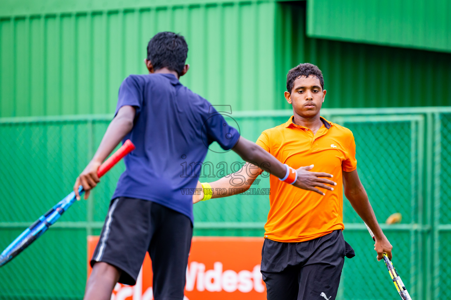 Day 5 of ATF Maldives Junior Open Tennis was held in Male' Tennis Court, Male', Maldives on Monday, 16th December 2024. Photos: Nausham Waheed/ images.mv