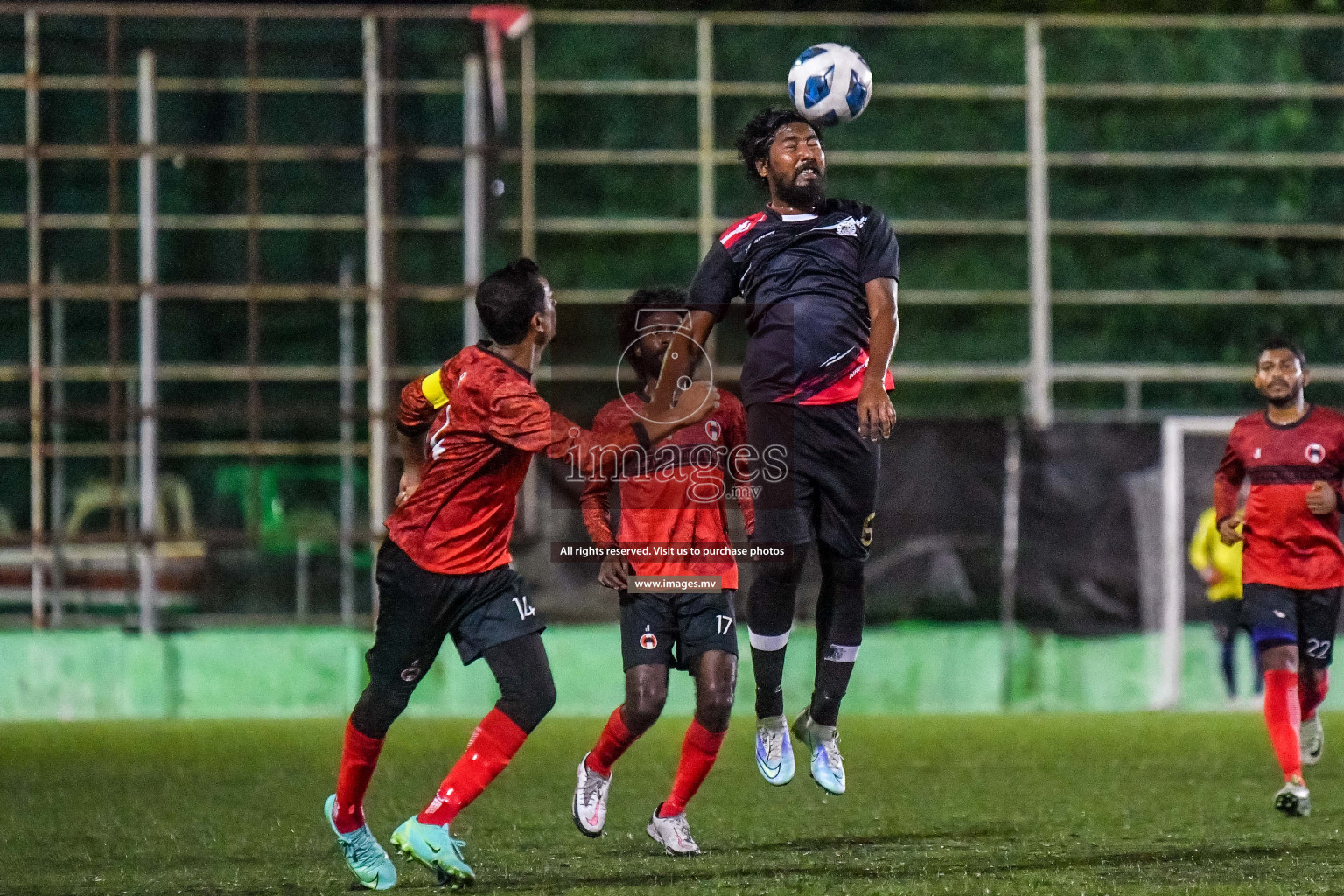 B.G Sports Club vs Lorenzo Sports Club in the 2nd Division 2022 on 1st Aug 2022, held in National Football Stadium, Male', Maldives Photos: Nausham Waheed / Images.mv