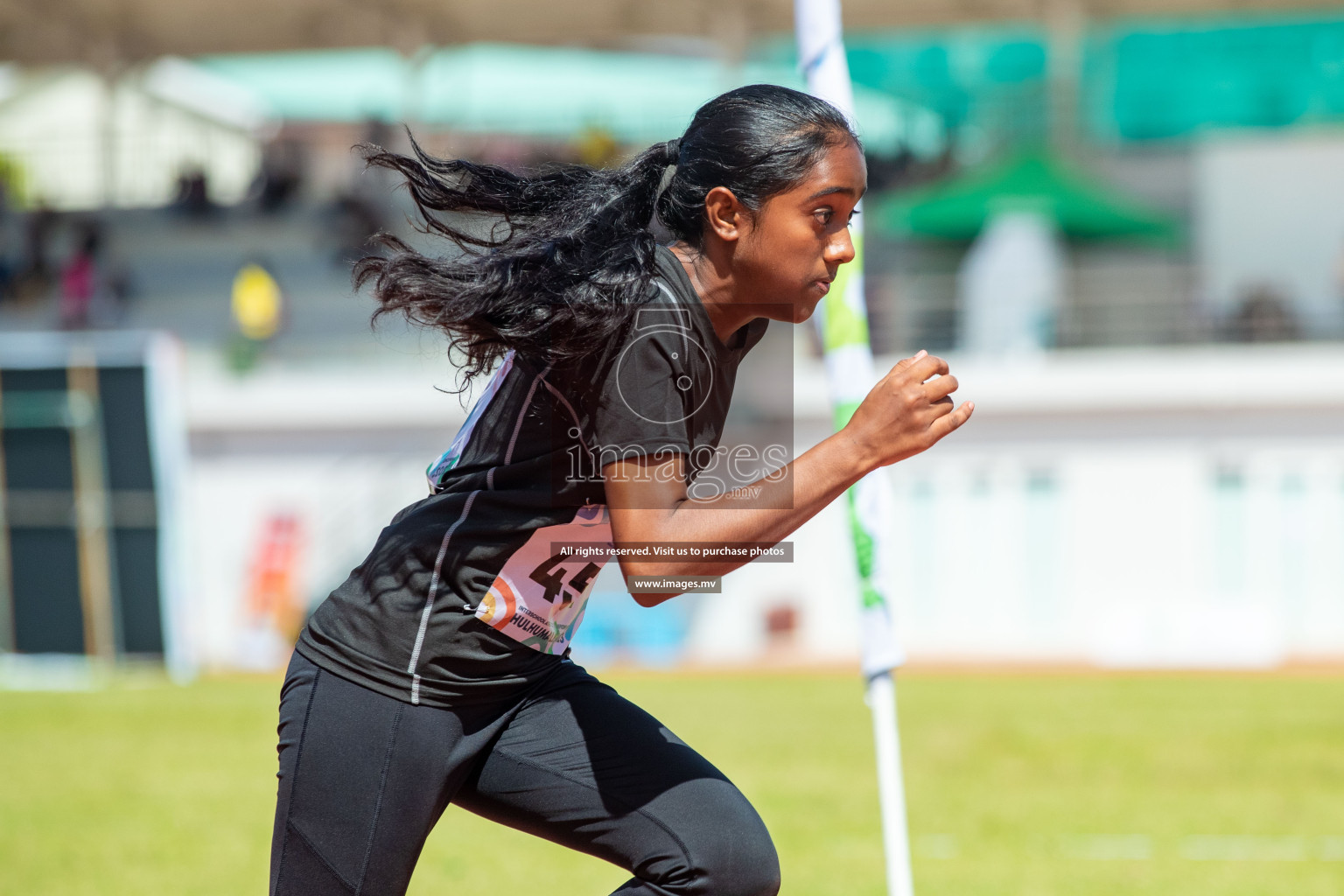 Day three of Inter School Athletics Championship 2023 was held at Hulhumale' Running Track at Hulhumale', Maldives on Tuesday, 16th May 2023. Photos: Nausham Waheed / images.mv