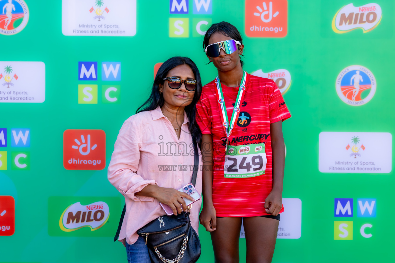 Day 1 of 12th Milo Association Championships was held in Ekuveni Track at Male', Maldives on Thursday, 24th April 2025. Photos: Nausham Waheed  / images.mv