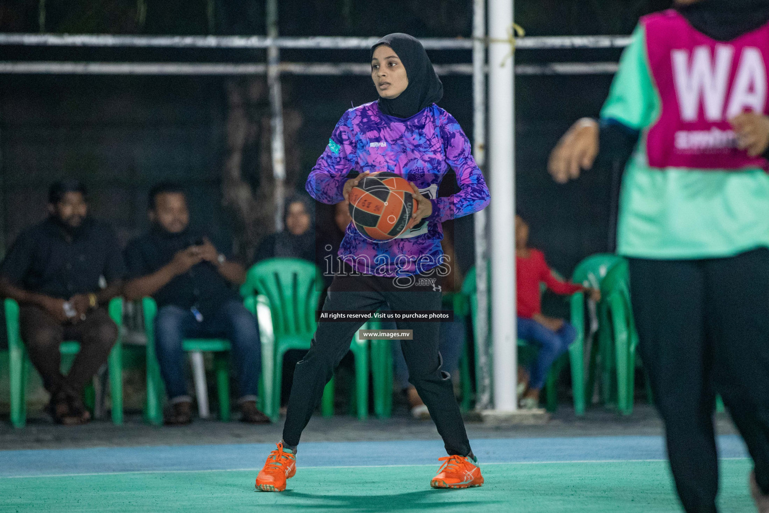 Day 2 of 20th Milo National Netball Tournament 2023, held in Synthetic Netball Court, Male', Maldives on 30th May 2023 Photos: Nausham Waheed/ Images.mv