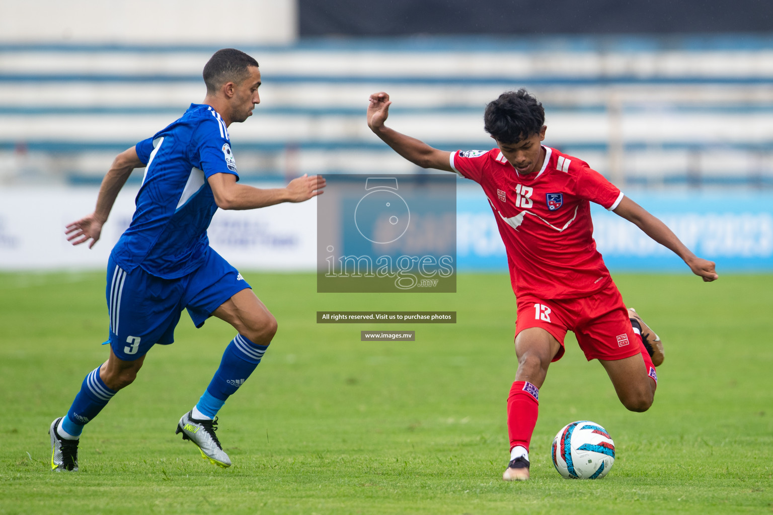 Kuwait vs Nepal in the opening match of SAFF Championship 2023 held in Sree Kanteerava Stadium, Bengaluru, India, on Wednesday, 21st June 2023. Photos: Nausham Waheed / images.mv