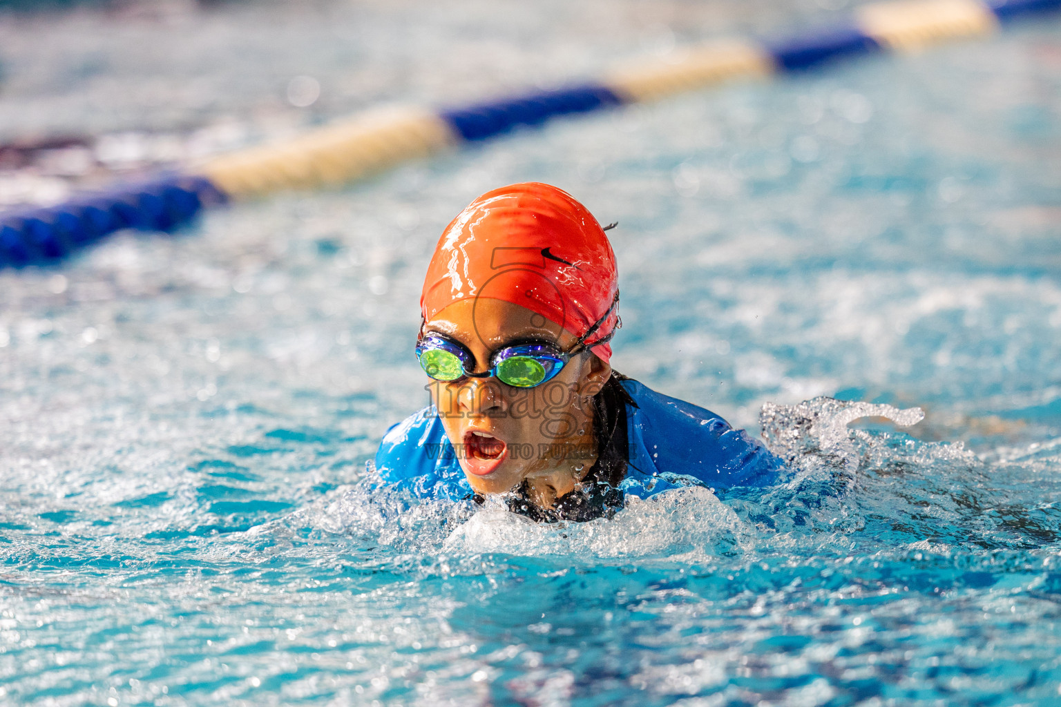 Day 1 of 20th Inter-school Swimming Competition 2024 held in Hulhumale', Maldives on Saturday, 12th October 2024. Photos: Ismail Thoriq / images.mv