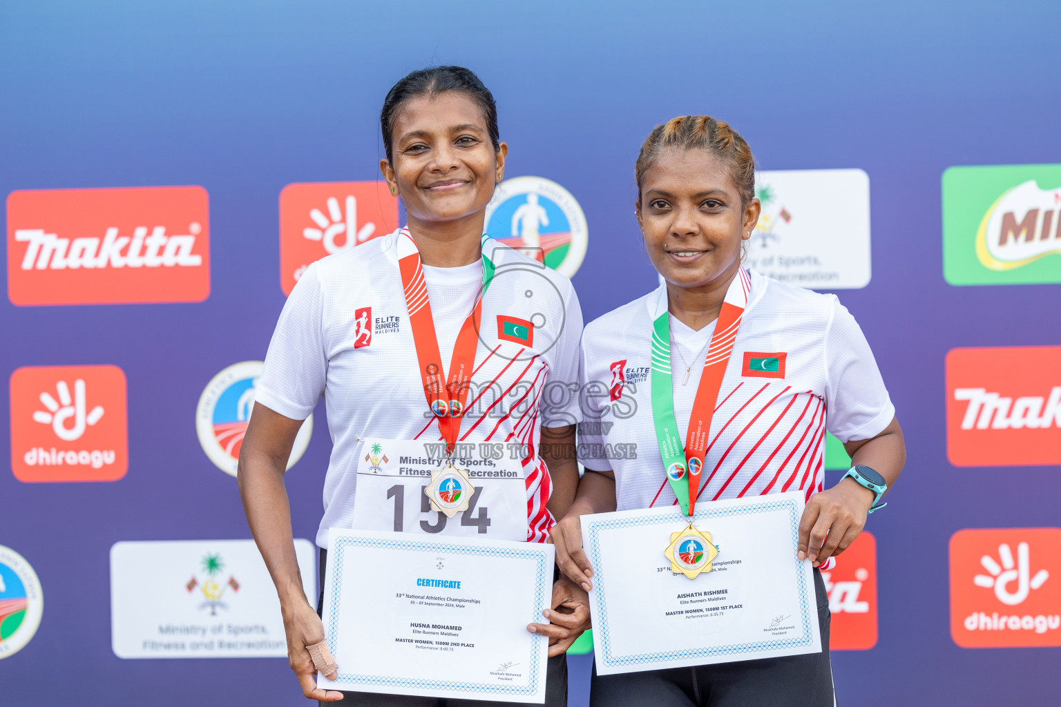 Day 2 of 33rd National Athletics Championship was held in Ekuveni Track at Male', Maldives on Friday, 6th September 2024.
Photos: Ismail Thoriq / images.mv