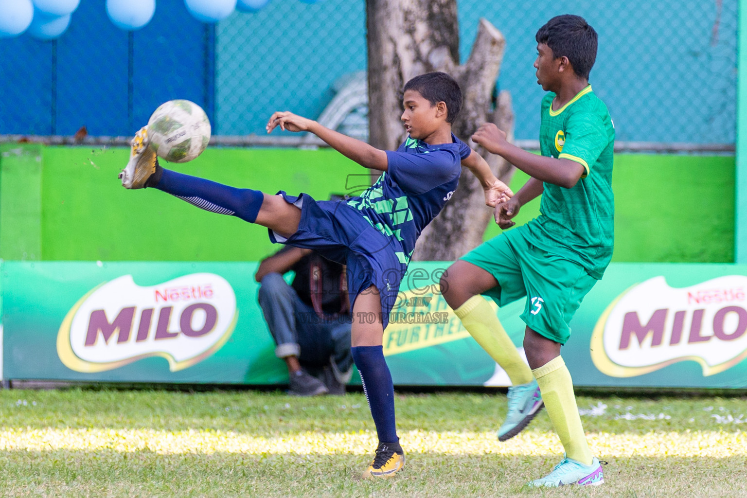 Final Day  of MILO Academy Championship 2024 - U12 was held at Henveiru Grounds in Male', Maldives on Thursday, 7th July 2024. Photos: Shuu Abdul Sattar / images.mv