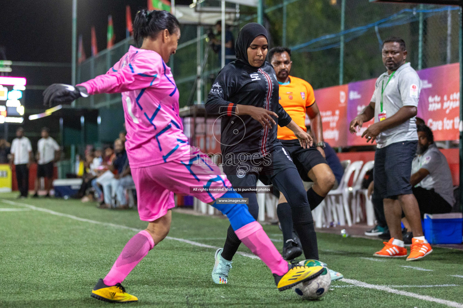 Prison Club vs Team MACL in Eighteen Thirty 2023 Classic held in Hulhumale, Maldives, on Monday, 14th August 2023. Photos: Nausham Waheed / images.mv