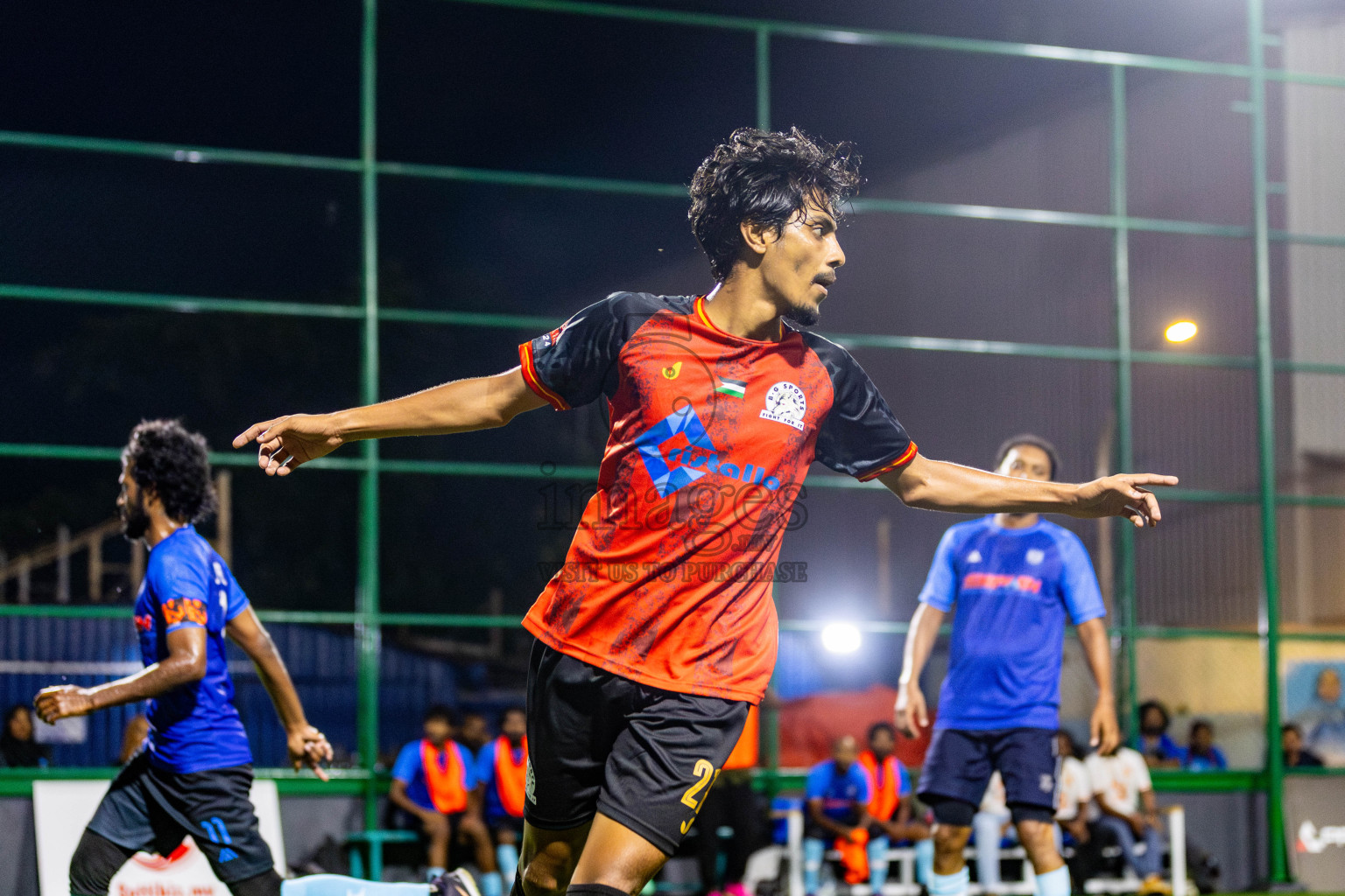 BG Sports Club vs FC Calms Blue in Day 3 of BG Futsal Challenge 2024 was held on Thursday, 14th March 2024, in Male', Maldives Photos: Nausham Waheed / images.mv