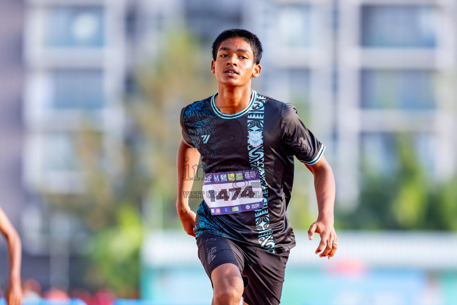 Day 6 of MWSC Interschool Athletics Championships 2024 held in Hulhumale Running Track, Hulhumale, Maldives on Thursday, 14th November 2024. Photos by: Nausham Waheed / Images.mv