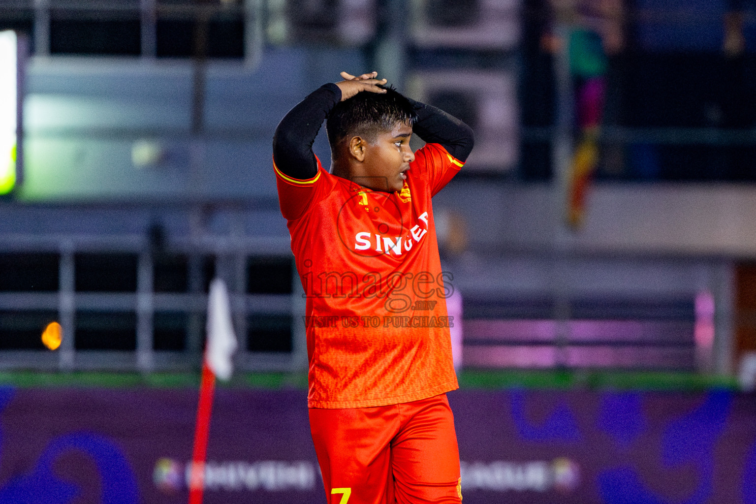 Victory Sports Club vs Hurriyya Sports Club (U12) in Day 9 of Dhivehi Youth League 2024 held at Henveiru Stadium on Saturday, 14th December 2024. Photos: Nausham Waheed / Images.mv