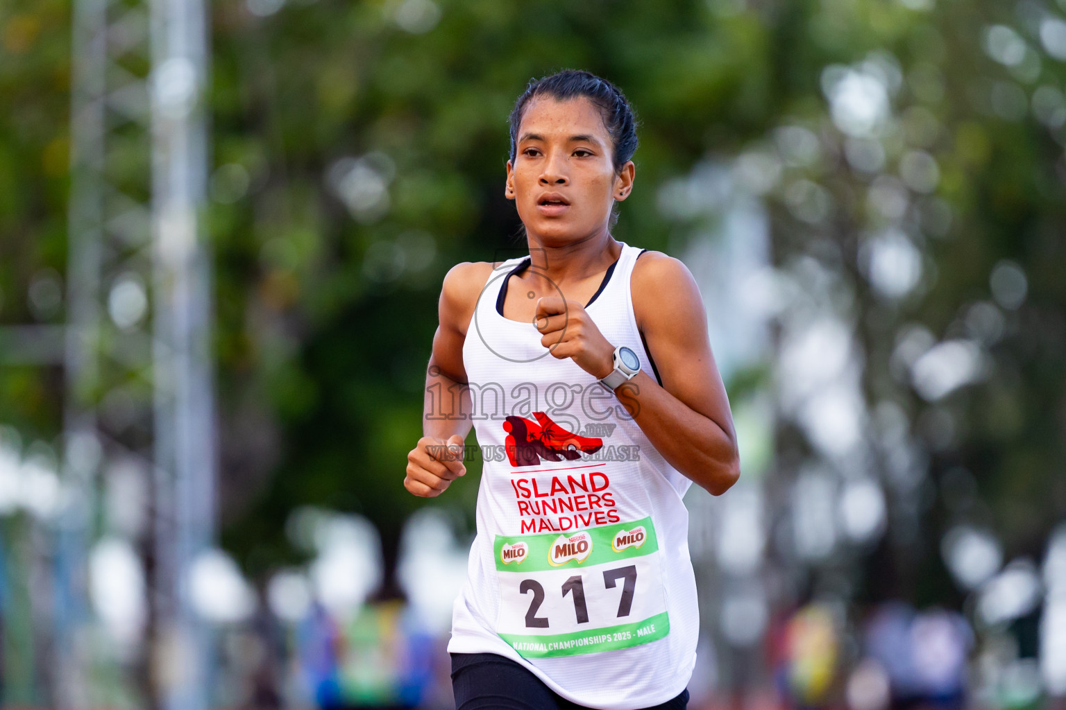Day 3 of National Athletics Championship 2025 was held at Ekuveni Running Ground in Male', Maldives on Saturday, 16th August 2025. Photos: Nausham Waheed / images.mv