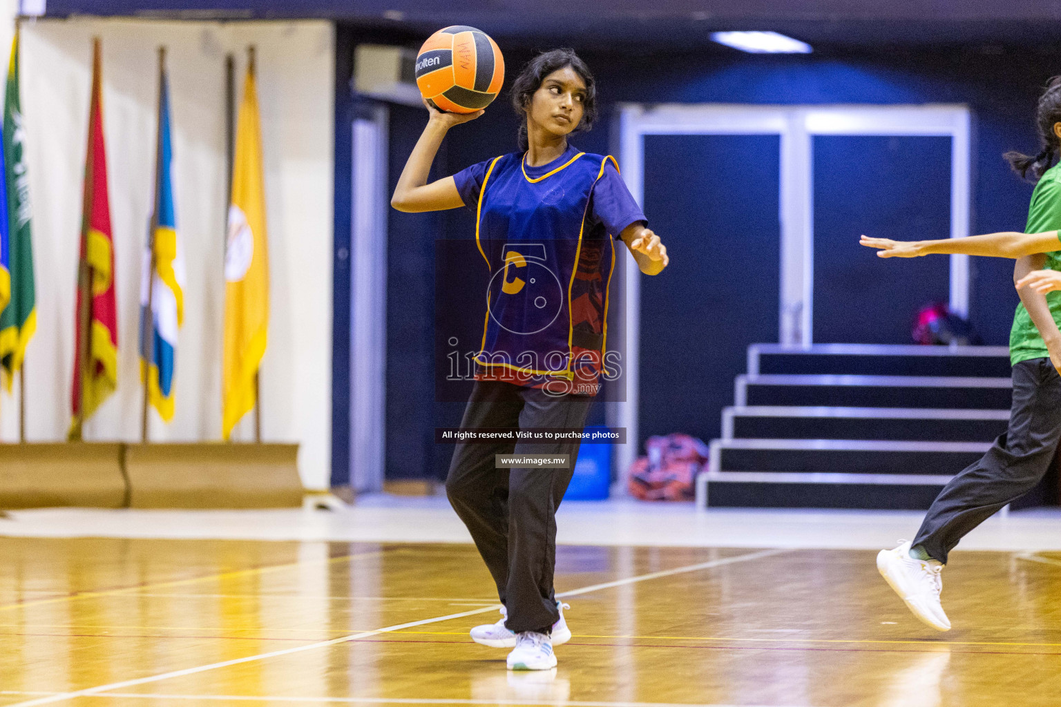 Day4 of 24th Interschool Netball Tournament 2023 was held in Social Center, Male', Maldives on 30th October 2023. Photos: Nausham Waheed / images.mv