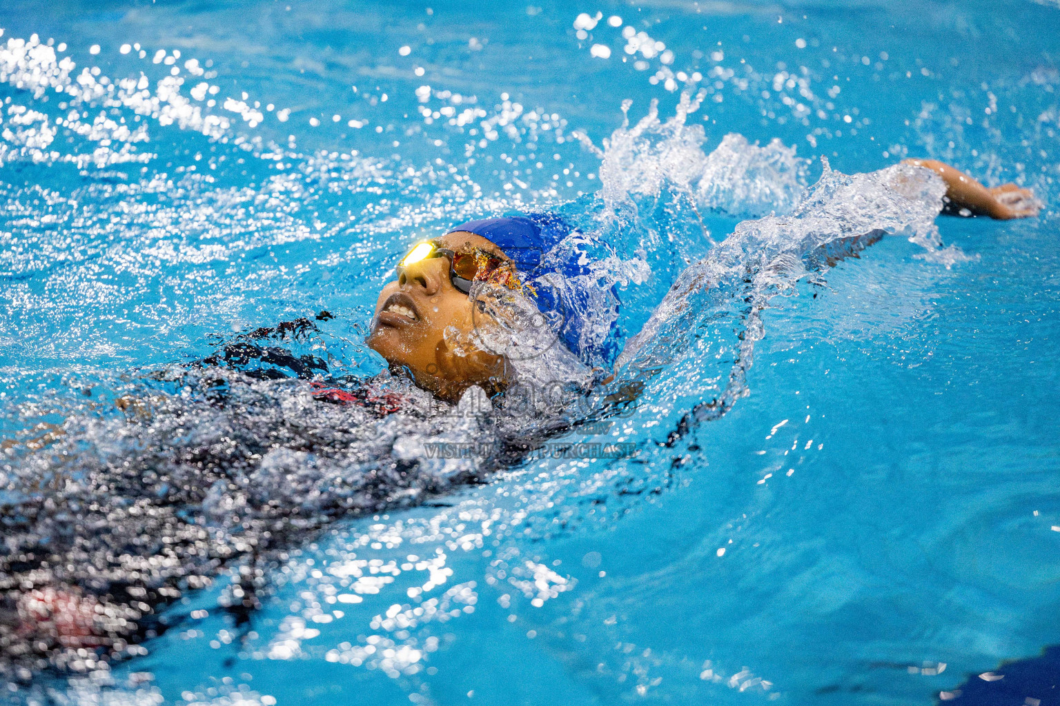 Day 4 of National Swimming Championship 2024 held in Hulhumale', Maldives on Monday, 16th December 2024. Photos: Hassan Simah / images.mv