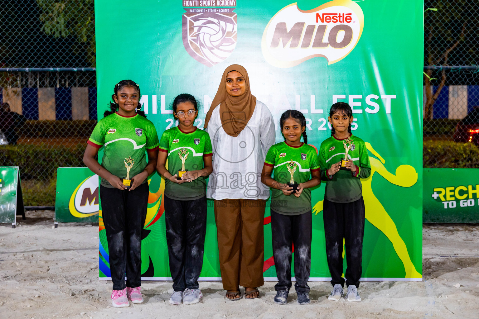 Day 2 of MILO Netball Fest 2025 was held in Cental Park, Hulhumale', Maldives on Friday, 21st November 2025. Photos: Nausham Waheed / images.mv