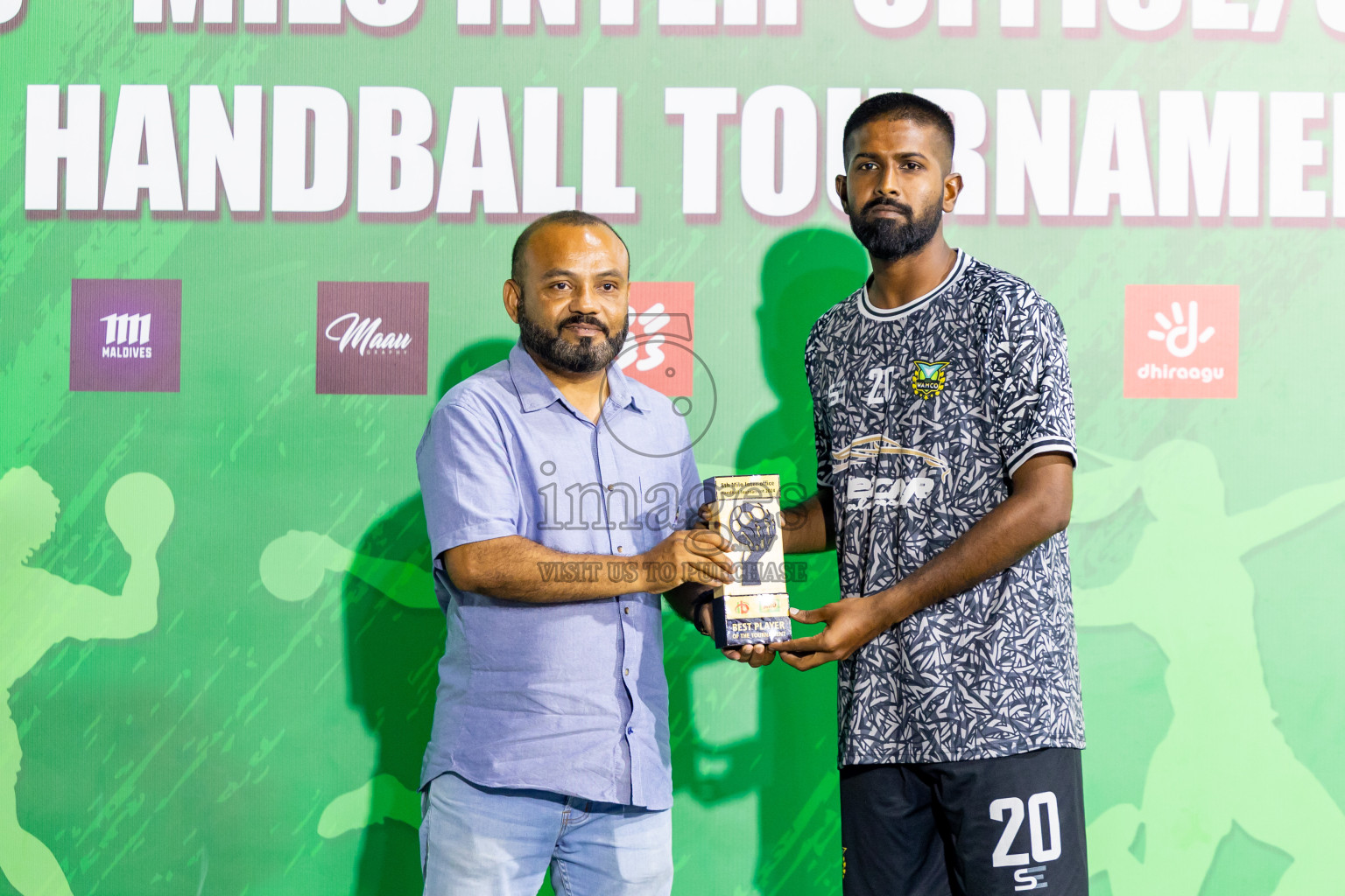 1st Division Final of 8th Inter-Office/Company Handball Tournament 2024, held in Handball ground, Male', Maldives on Tuesday, 11th September 2024 Photos: Nausham Waheed/ Images.mv