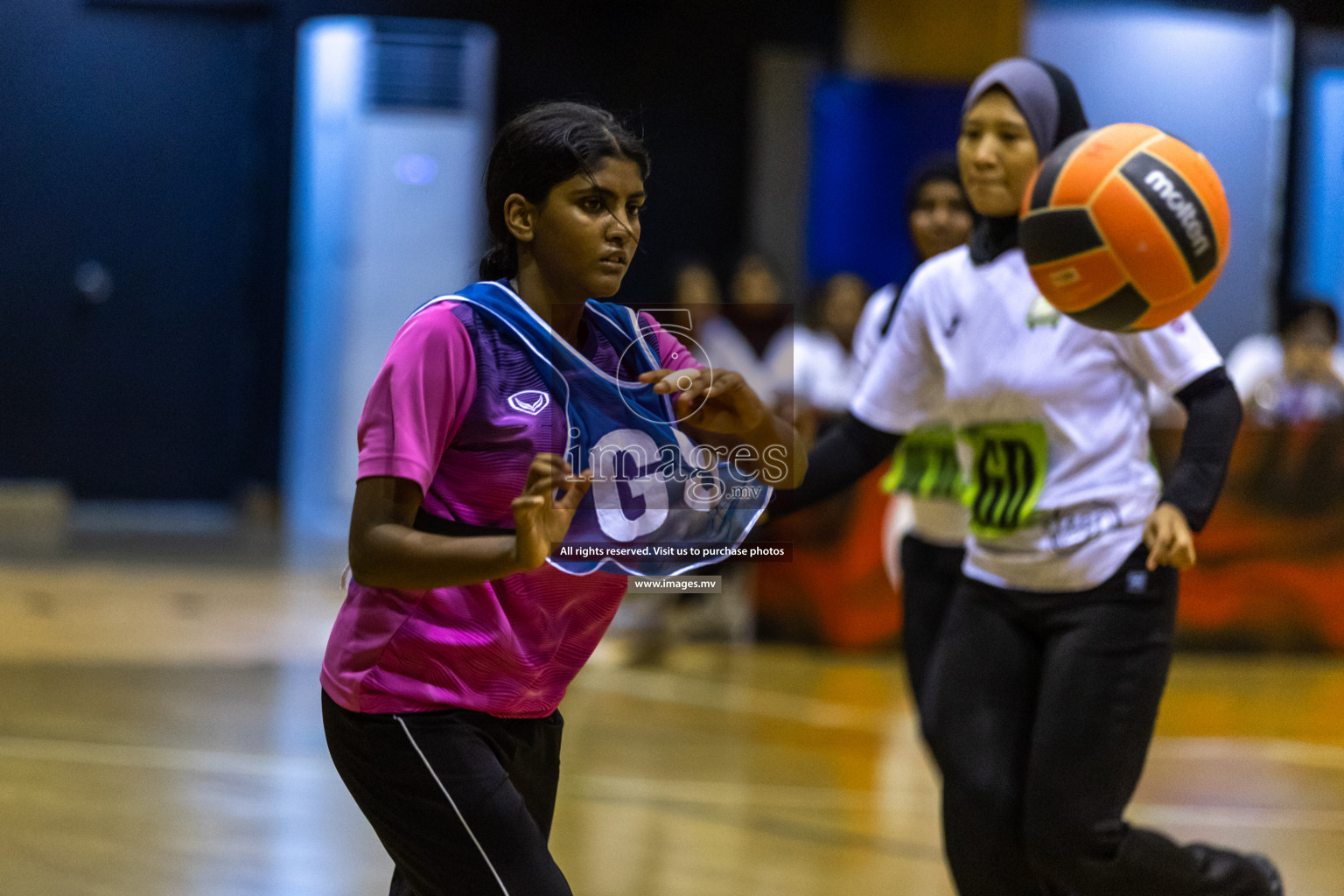 Sports Club Shining Star vs Club Green Streets in the Milo National Netball Tournament 2022 on 17 July 2022, held in Social Center, Male', Maldives. Photographer: Hassan Simah / Images.mv