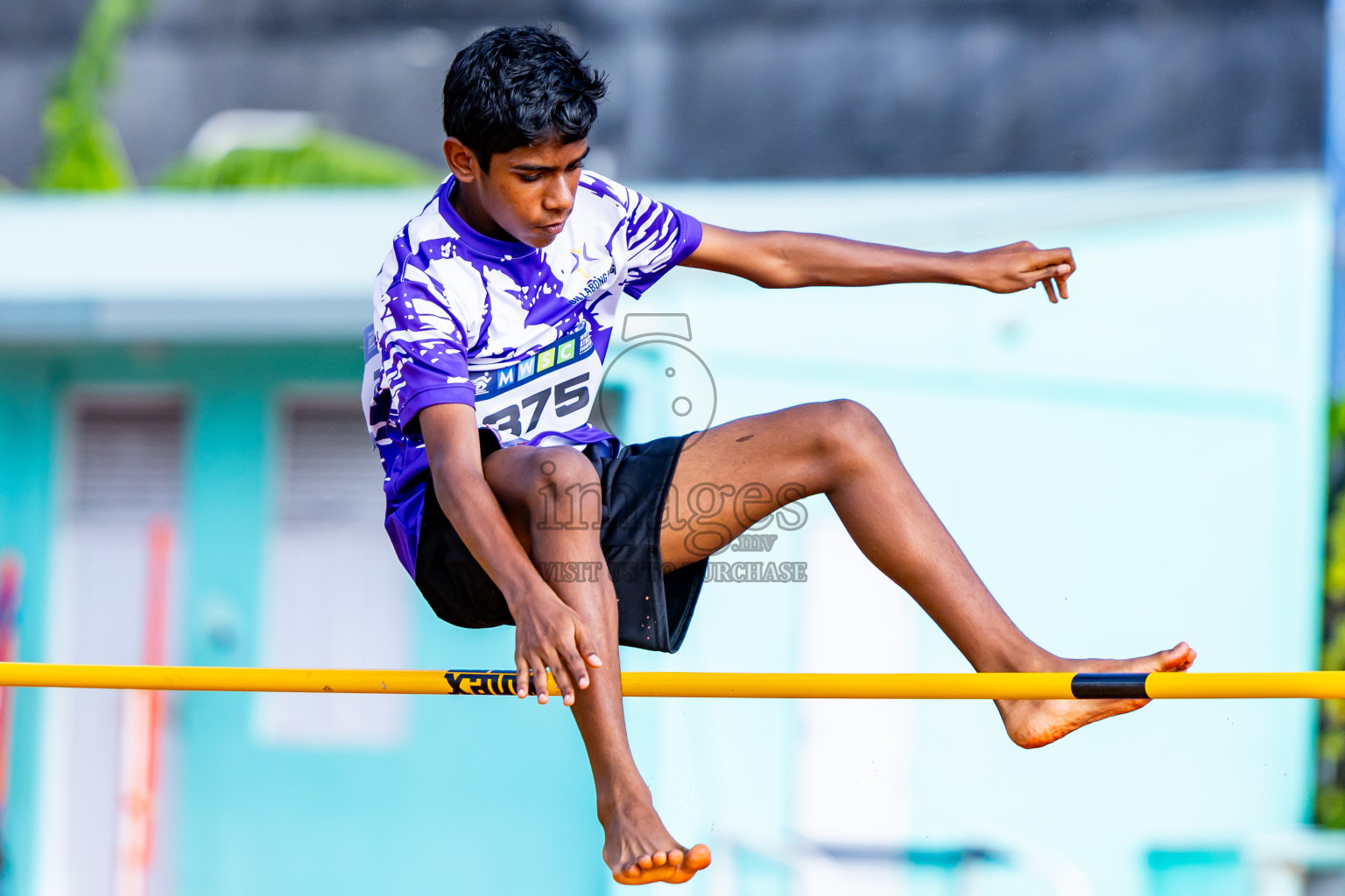 Day 3 of MWSC Interschool Athletics Championships 2024 held in Hulhumale Running Track, Hulhumale, Maldives on Monday, 11th November 2024. Photos by:  Nausham Waheed / Images.mv