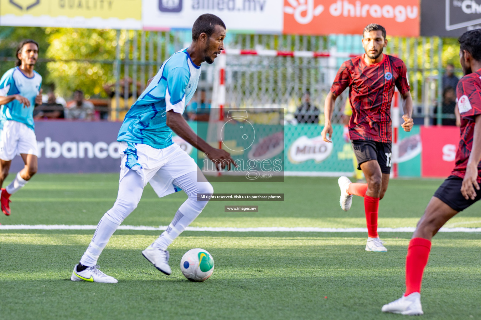 MACL vs Police Club in Club Maldives Cup 2023 held in Hulhumale, Maldives, on Saturday, 22nd July 2023. Photos: Hassan Simah / images.mv