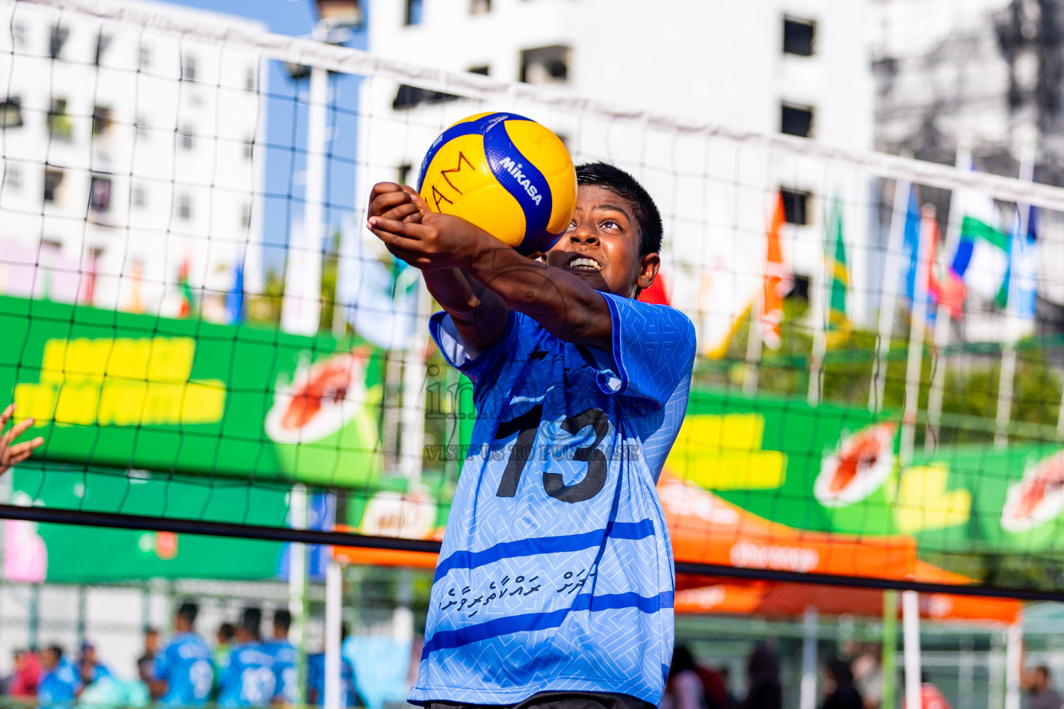 Day 13 of Interschool Volleyball Tournament 2024 was held in Ekuveni Volleyball Court at Male', Maldives on Thursday, 5th December 2024. Photos: Nausham Waheed / images.mv