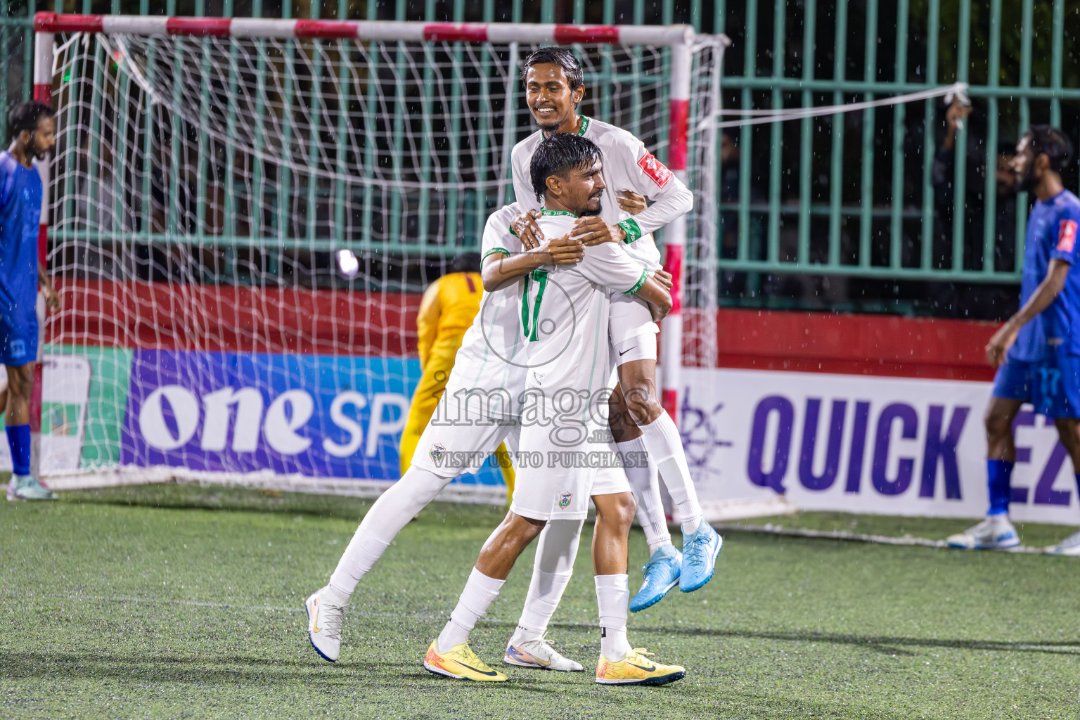 Sh Bileffahi vs Sh Narudhoo in Day 6 of Golden Futsal Challenge 2025 on Friday, 6th January 2025, in Hulhumale', Maldives
Photos: Ismail Thoriq / images.mv