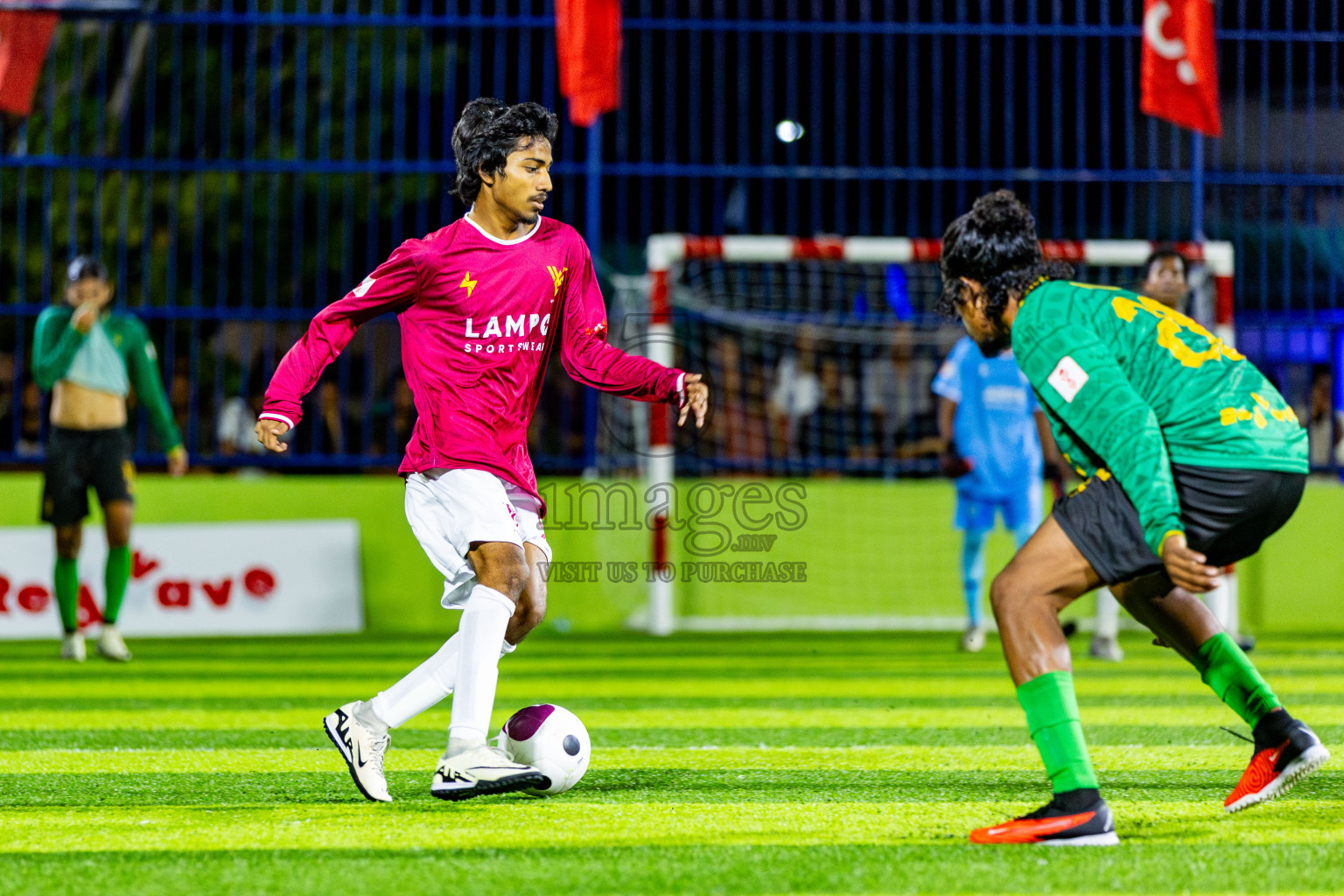 Muring FC vs V Vela in Day 1 of Eydhafushi Futsal Cup 2024 was held on Monday , 8th April 2024, in B Eydhafushi, Maldives Photos: Nausham Waheed / images.mv