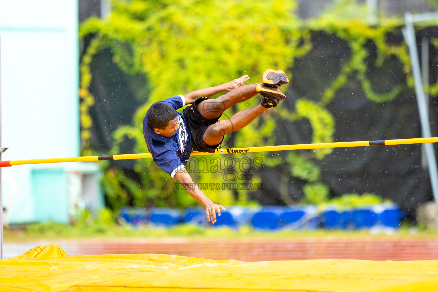 Day 1 of MWSC Interschool Athletics Championships 2024 held in Hulhumale Running Track, Hulhumale, Maldives on Saturday, 9th November 2024. 
Photos by: Ismail Thoriq / images.mv