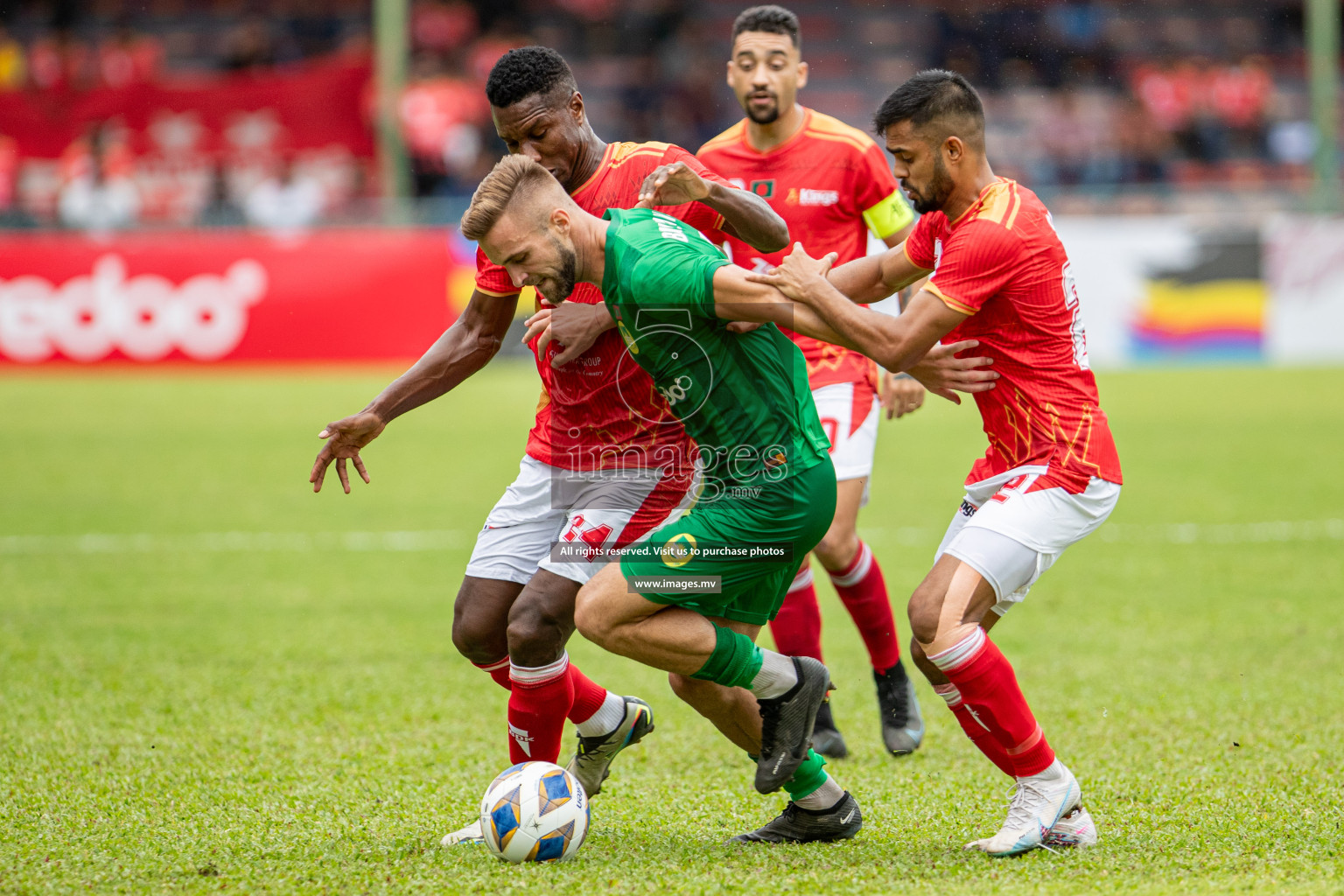 Maziya Sports & Recreation Club vs Bashundhara Kings in the group stage of AFC Cup 2023 held in the National Stadium, Male, Maldives, on Tuesday 19th September 2023. Photos: Mohamed Mahfooz Moosa