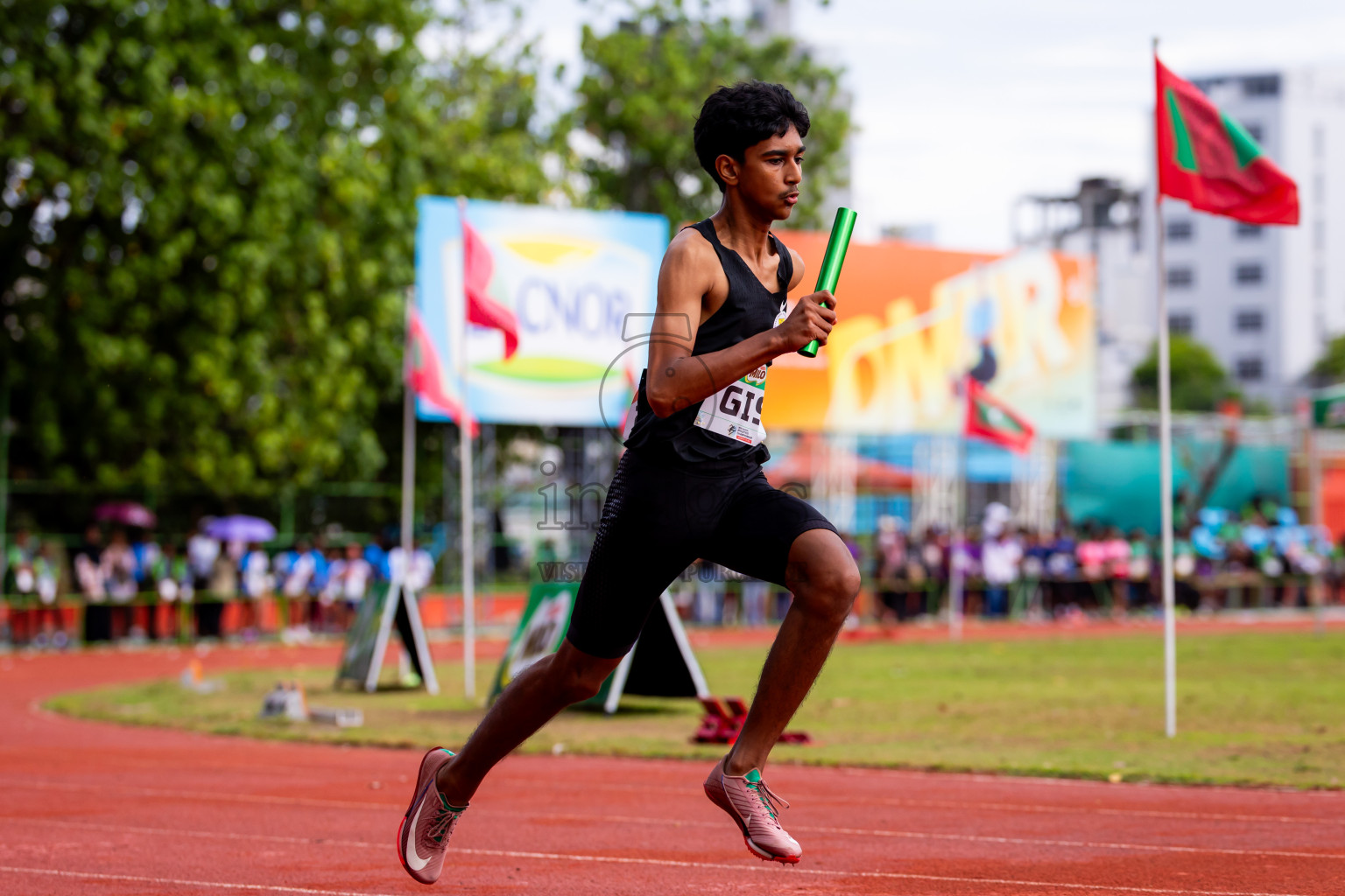 Day 6 of Inter-school Athletics Championship 2025 held in Ekuveni Synthetic Track, Male', Maldives on Sunday, 12th October 2025. Photos by: Nausham Waheed / Images.mv