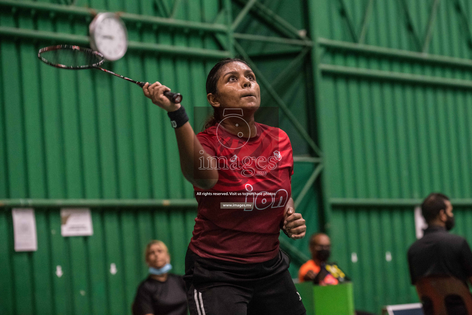 Day 5 of Badminton association mixed group championship 2021 held in Male', Maldives Photos by Nausham Waheed