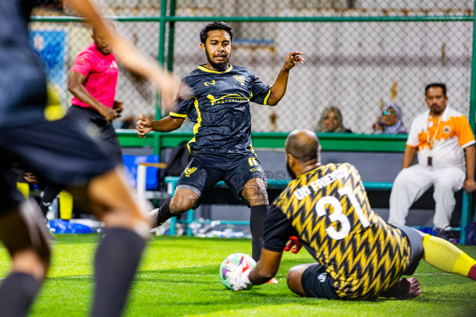 RDL vs UNF in Semi Finals of BG Futsal Challenge 2024 was held on Tuesday , 2nd April 2024, in Male', Maldives Photos: Nausham Waheed / images.mv