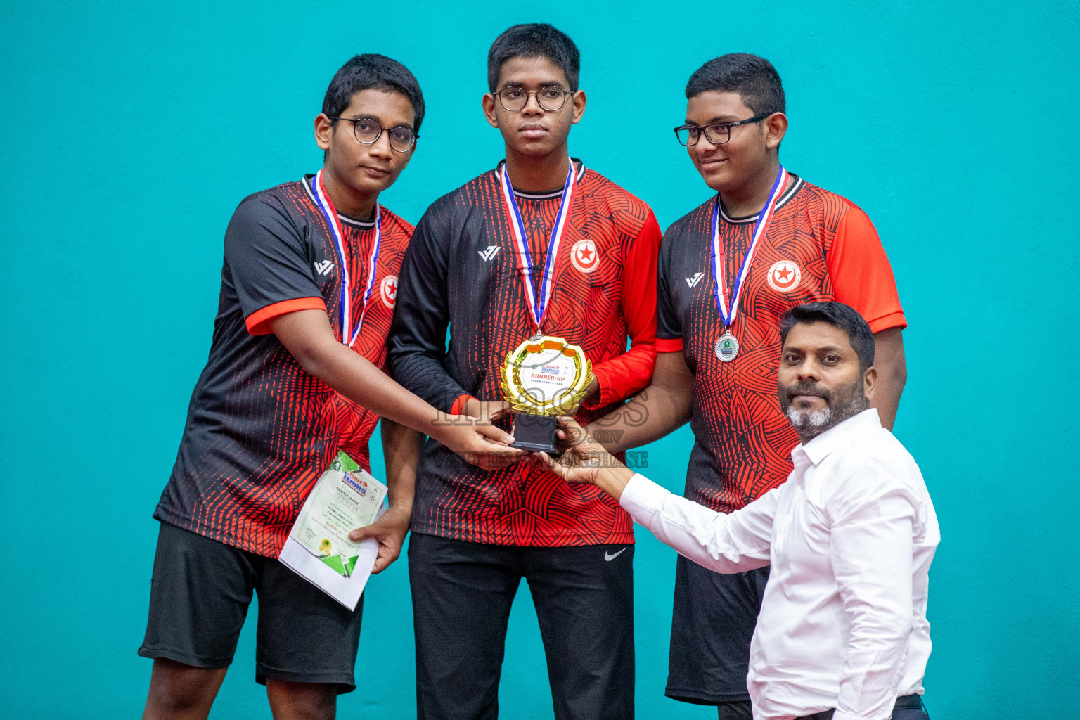 Senior Finals and Awarding ceremony of Interschool Table Tennis Tournament 2024 was held in Male' TT Hall, Male', Maldives on Saturday, 10th August 2024.
Photos: Ismail Thoriq / images.mv