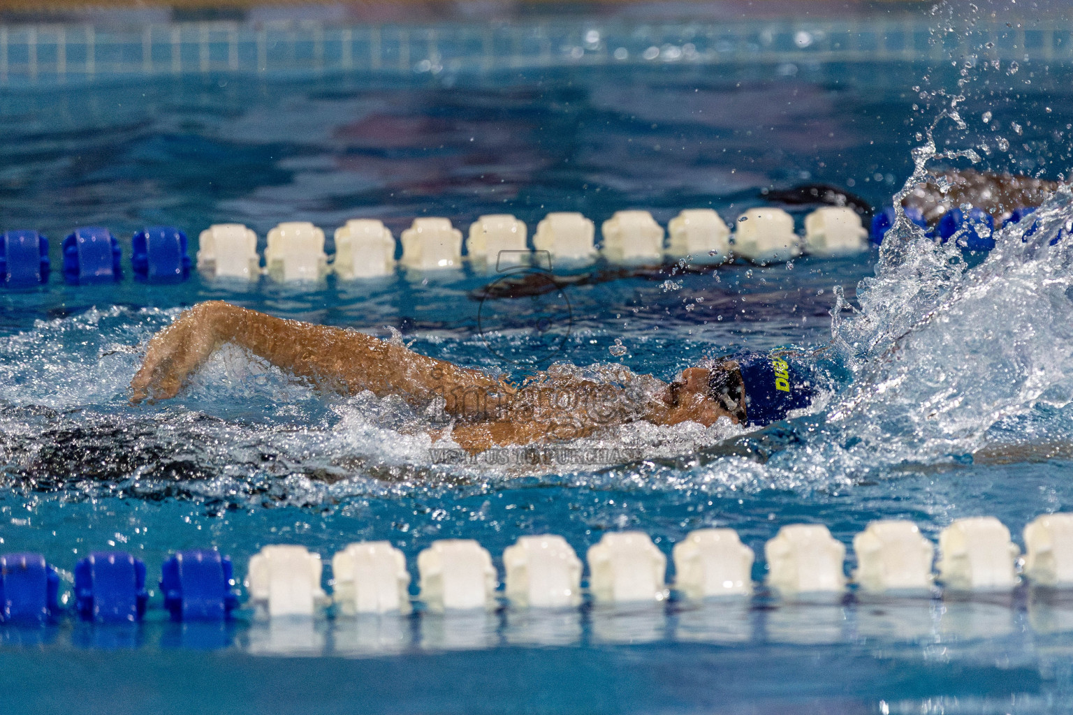 Day 2 of National Swimming Competition 2024 held in Hulhumale', Maldives on Saturday, 14th December 2024. Photos: Hassan Simah / images.mv