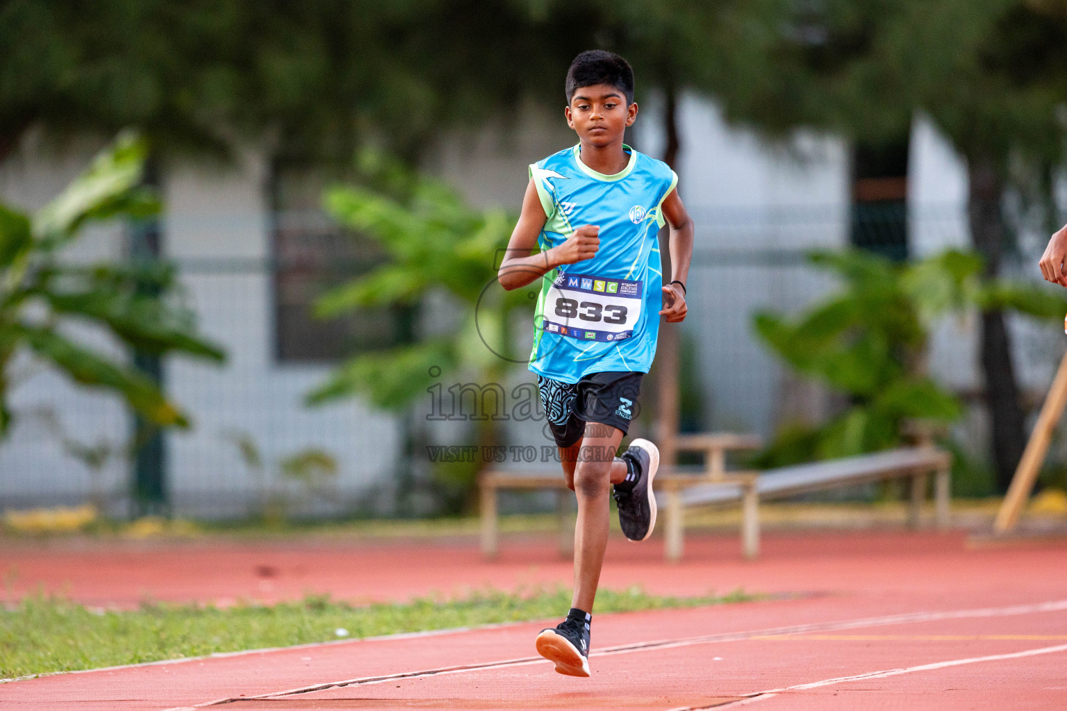 Day 1 of MWSC Interschool Athletics Championships 2024 held in Hulhumale Running Track, Hulhumale, Maldives on Saturday, 9th November 2024. Photos by: Ismail Thoriq / Images.mv