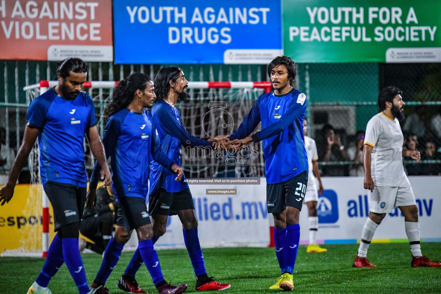 Team Fenaka vs Team Civil Court in Club Maldives Cup 2022 was held in Hulhumale', Maldives on Friday, 14th October 2022. Photos: Nausham Waheed / images.mv