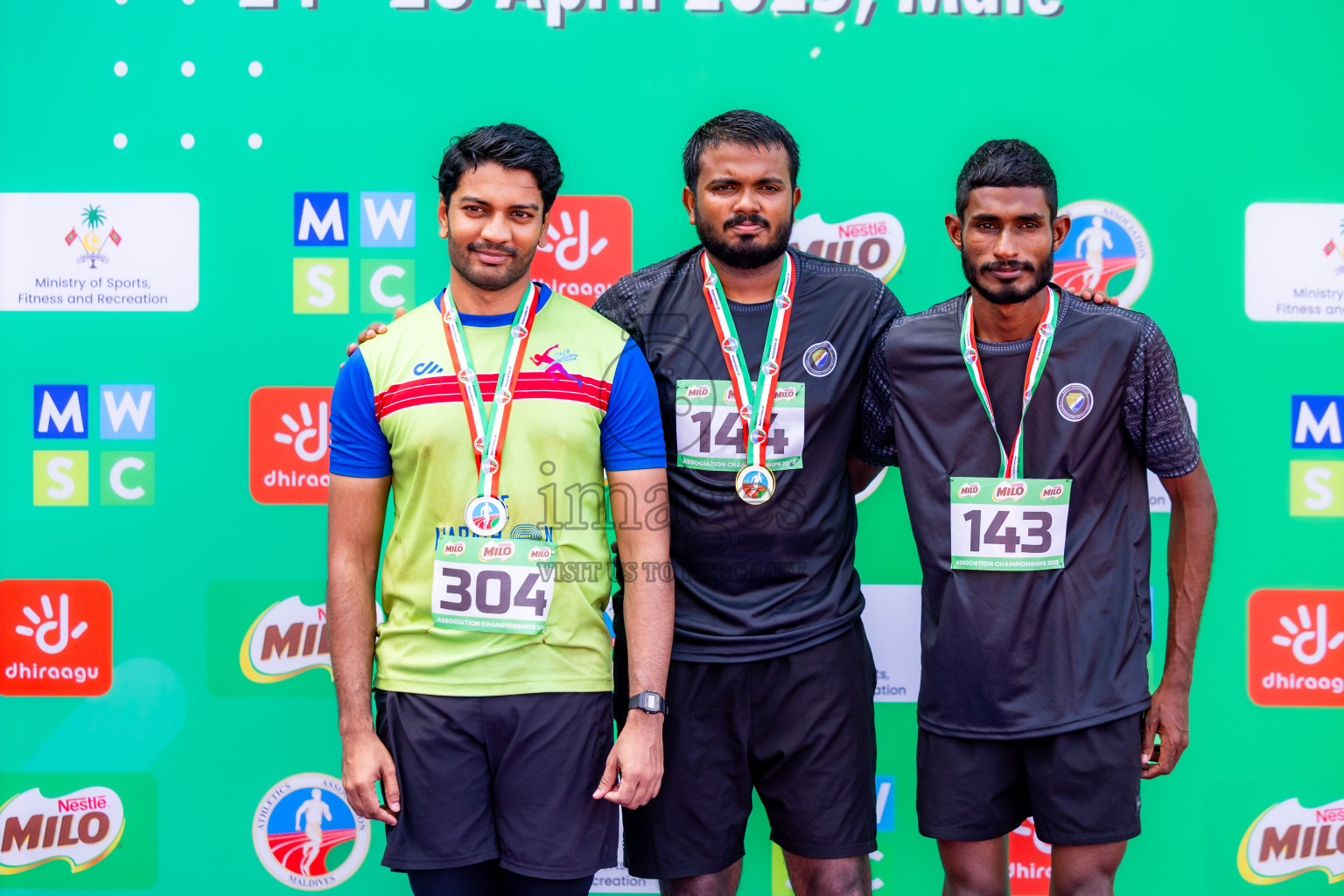 Day 2 of 12th Milo Association Championships was held in Ekuveni Track at Male', Maldives on Friday, 25th April 2025. Photos: Nausham Waheed / images.mv