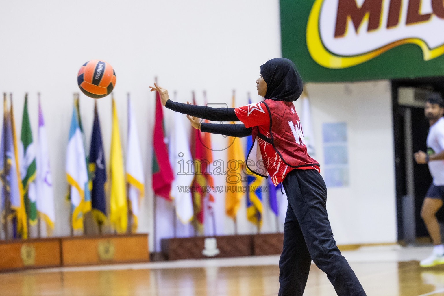 Day 11 of 25th Inter-School Netball Tournament was held in Social Center at Male', Maldives on Wednesday, 21st August 2024.