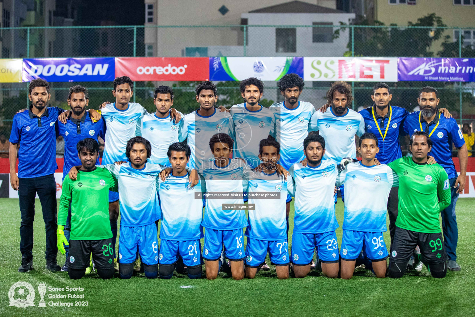 AA. Thoddoo vs AA. Mathiveri in Day 4 of Golden Futsal Challenge 2023 on 08 February 2023 in Hulhumale, Male, Maldives