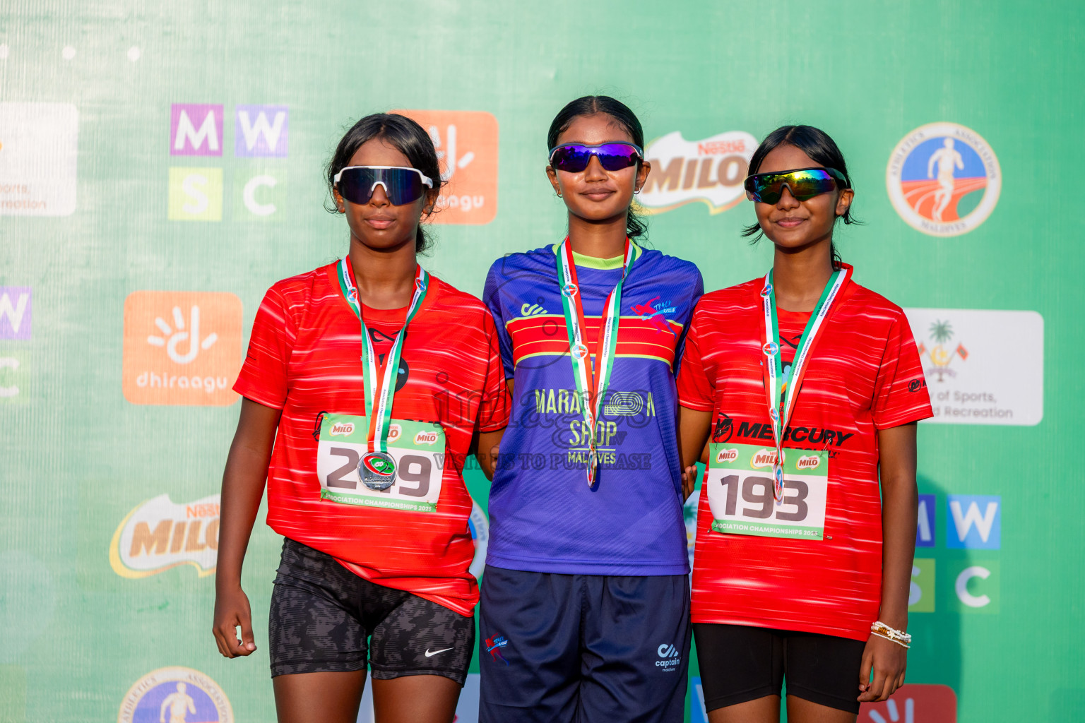 Day 3 of 12th Milo Association Championships was held in Ekuveni Track at Male', Maldives on Saturday, 26th April 2025. Photos: Nausham Waheed / images.mv