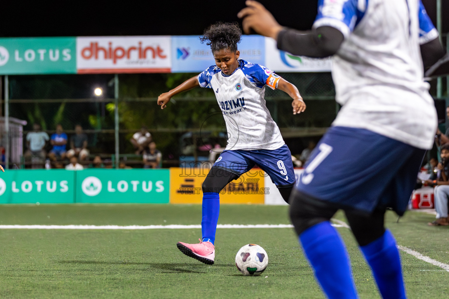 POLICE CLUB vs TEAM DHARUMAVANTHA in Eighteen Thirty 2024 held in Rehendi Futsal Ground, Hulhumale', Maldives on Monday, 9th September 2024. Photos: Mohamed Mahfooz Moosa / images.mv