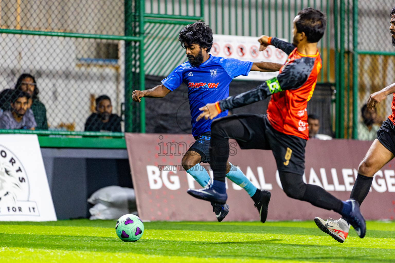 BG Sports Club vs FC Calms Blue in Day 3 of BG Futsal Challenge 2024 was held on Thursday, 14th March 2024, in Male', Maldives Photos: Nausham Waheed / images.mv