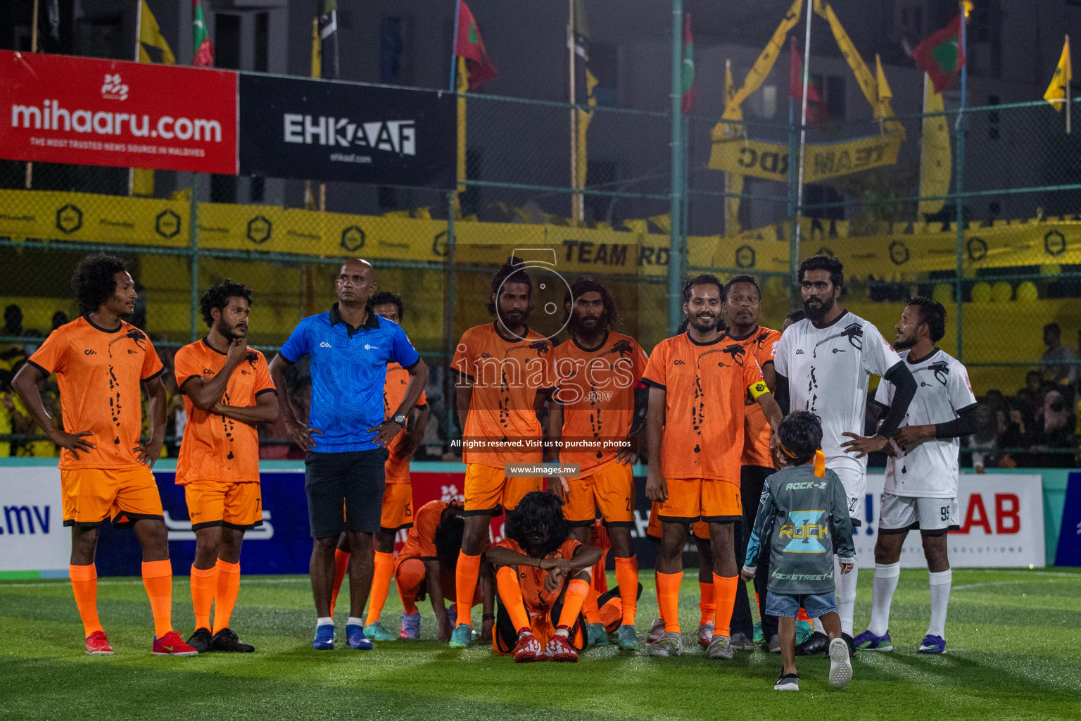 RRC Vs FSM in the Semi Finals of Club Maldives 2021 held in Hulhumale, Maldives on 19 December 2021. Photos: Ismail Thoriq / images.mv