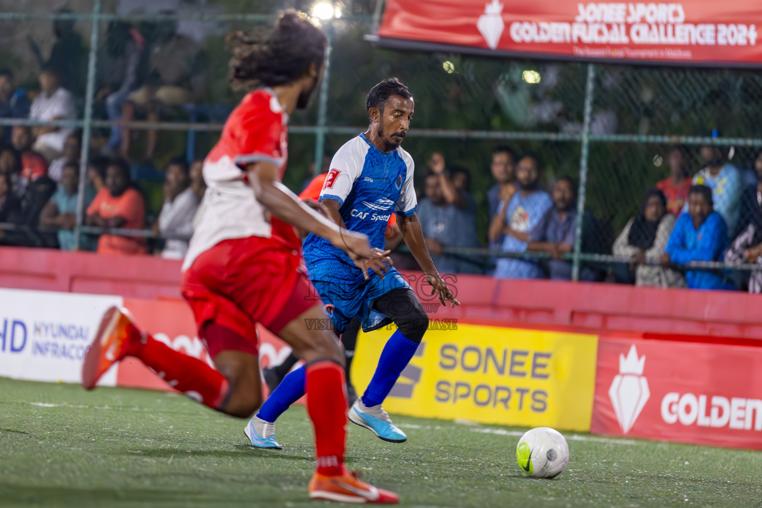 M Mulak vs M Naalaafshi on Day 34 of Golden Futsal Challenge 2024 was held on Monday, 19th February 2024, in Hulhumale', Maldives
Photos: Ismail Thoriq / images.mv