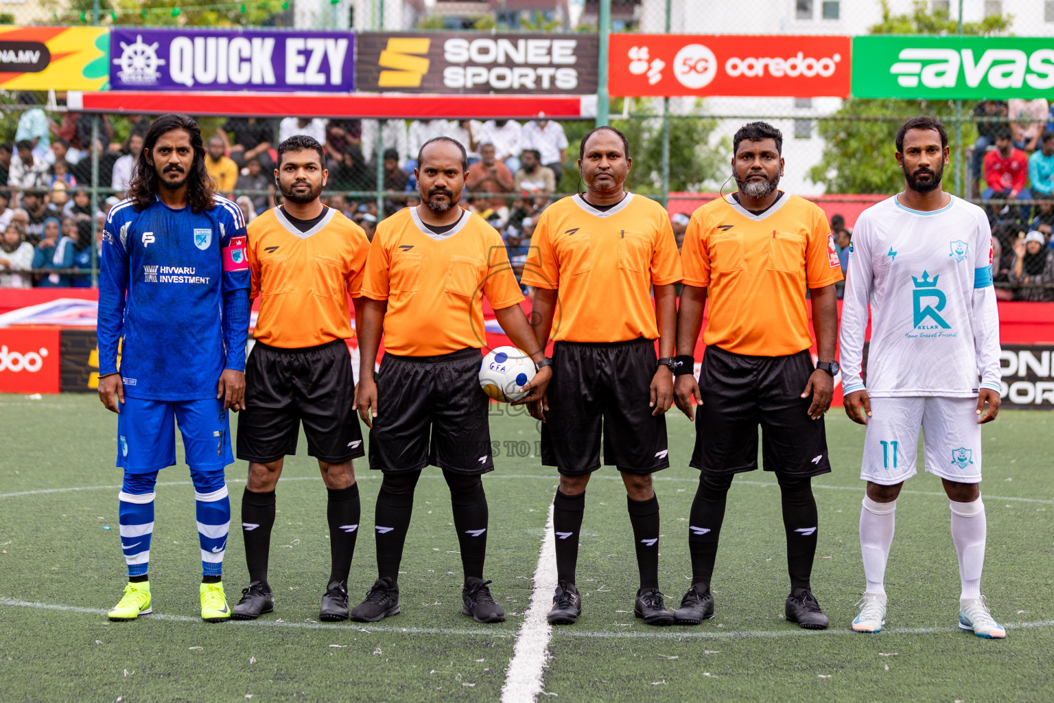 AA. Mathiveri VS AA. Thoddoo in Atoll Round Final on Day 20 of Golden Futsal Challenge 2025 was held on Friday, 24 January 2025, in Hulhumale', Maldives. 
Photos: Hassan Simah / images.mv