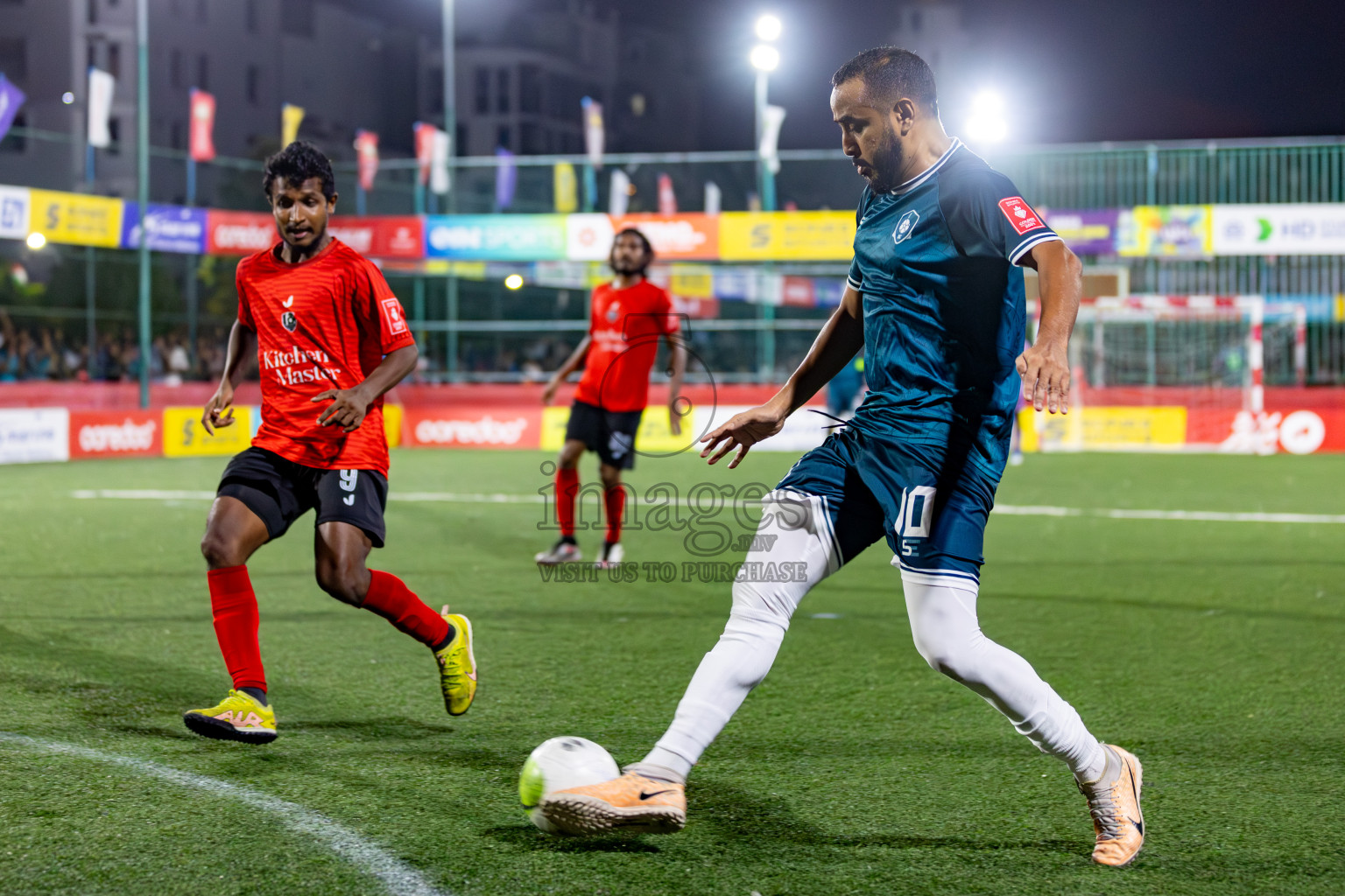 Sh. Kanditheemu VS R. Dhuvaafaru on Day 35 of Golden Futsal Challenge 2024 was held on Tuesday, 20th February 2024, in Hulhumale', Maldives 
Photos: Hassan Simah, / images.mv