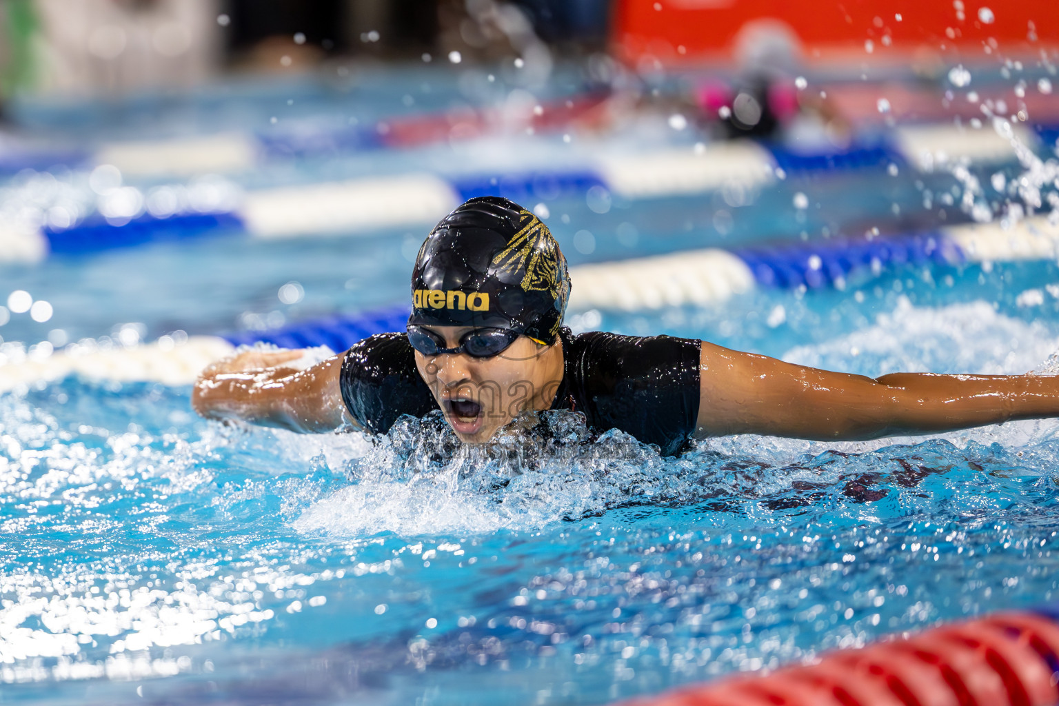 Day 2 of 20th BML Inter-school Swimming Competition 2024 held in Hulhumale', Maldives on Sunday, 13th October 2024. Photos: Ismail Thoriq / images.mv