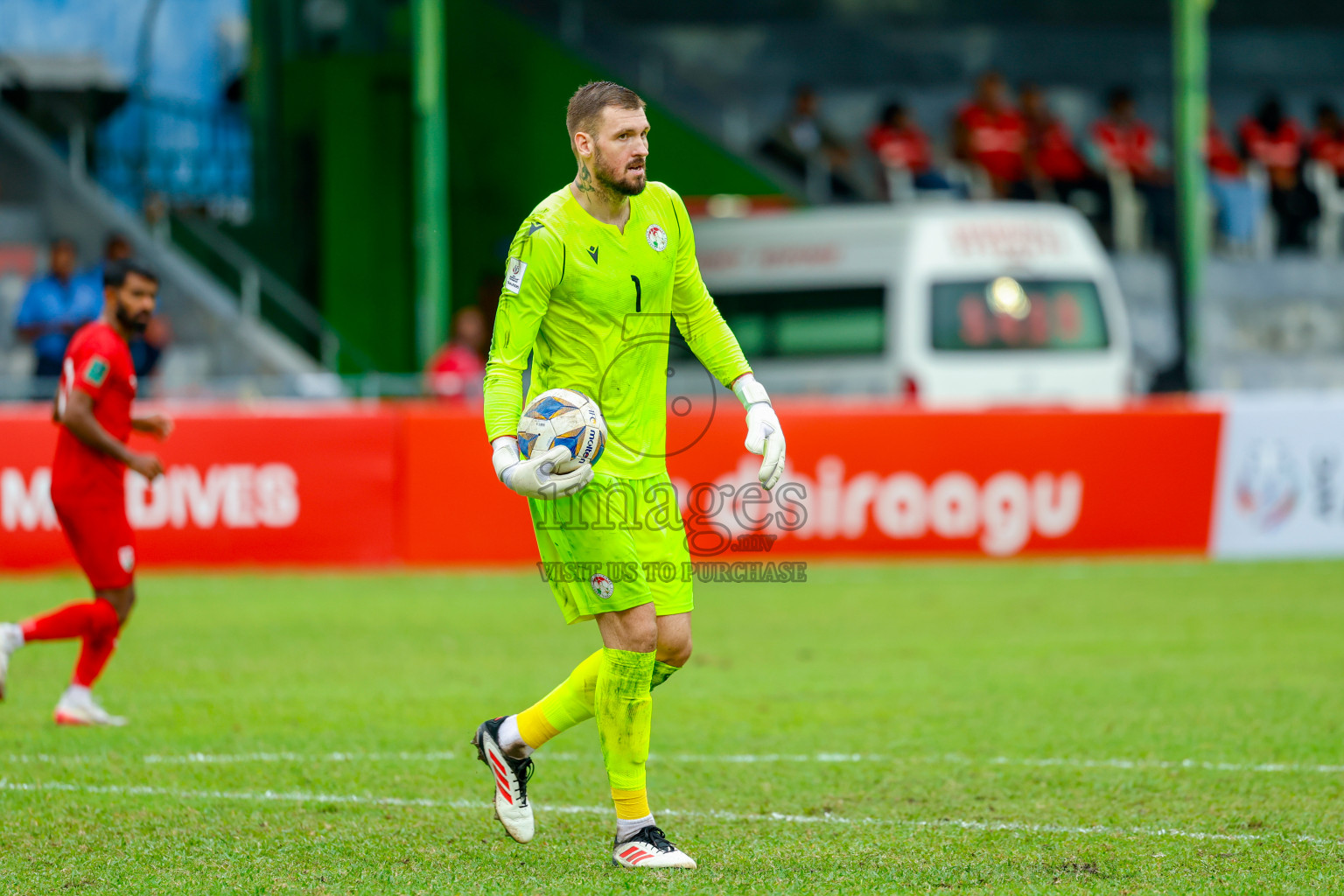 Maldives vs Tajikistan in the AFC Asian Cup Saudi Arabia 2027 Qualifier was played in Male' Maldives on Tuesday, 14th October 2025. 
Photos: Raaif Yoosuf / images.mv