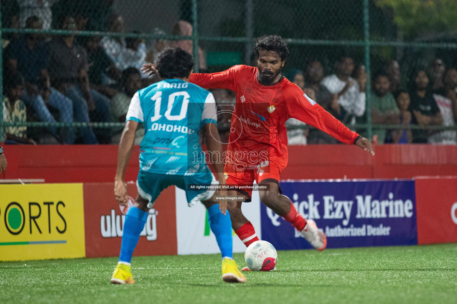 HA. Dhidhdhoo vs HA. Filladhoo in Day 3 of Golden Futsal Challenge 2023 on 07 February 2023 in Hulhumale, Male, Maldives