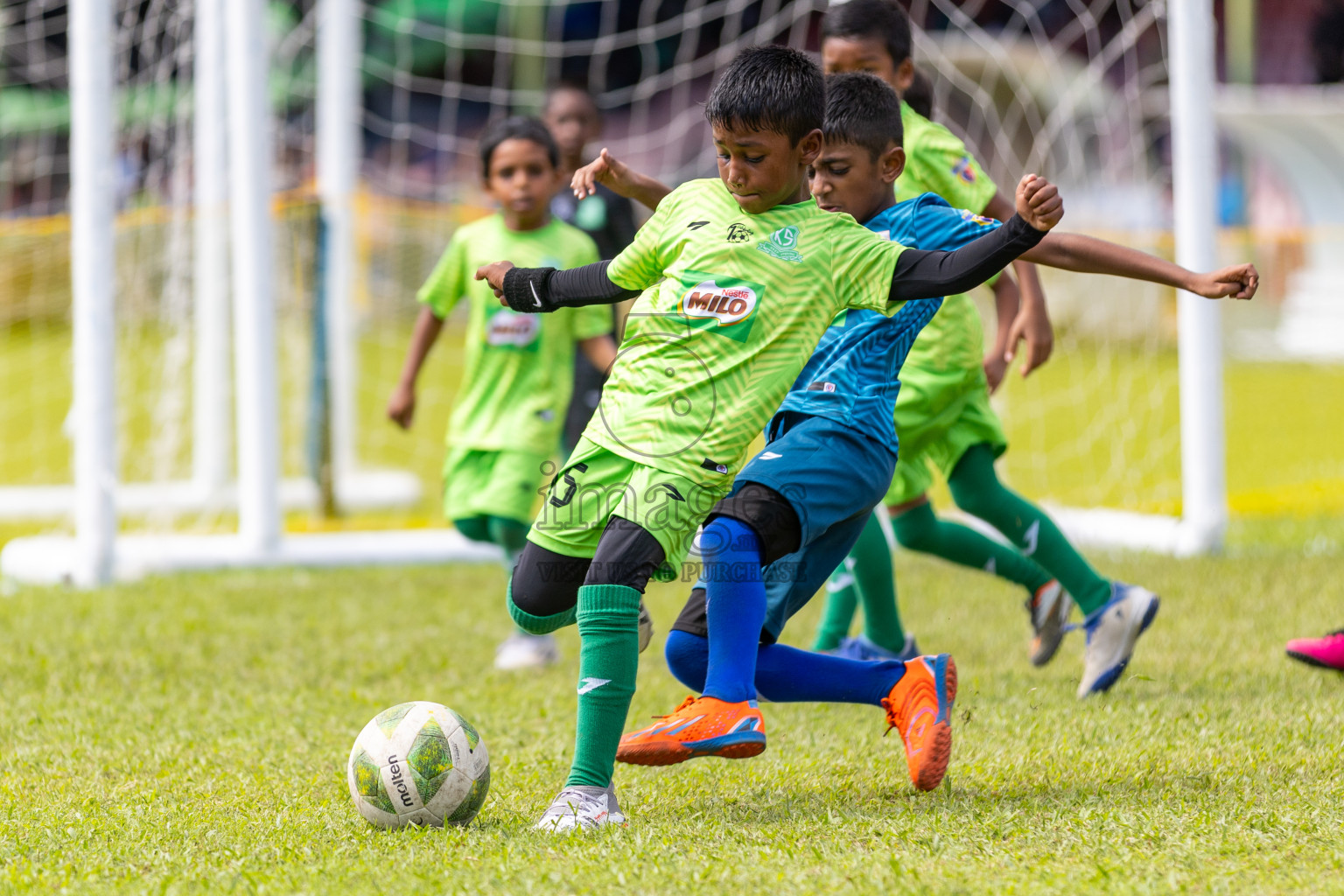 Day 2 of MILO Kids Football Fiesta was held at National Stadium in Male', Maldives on Saturday, 24th February 2024.